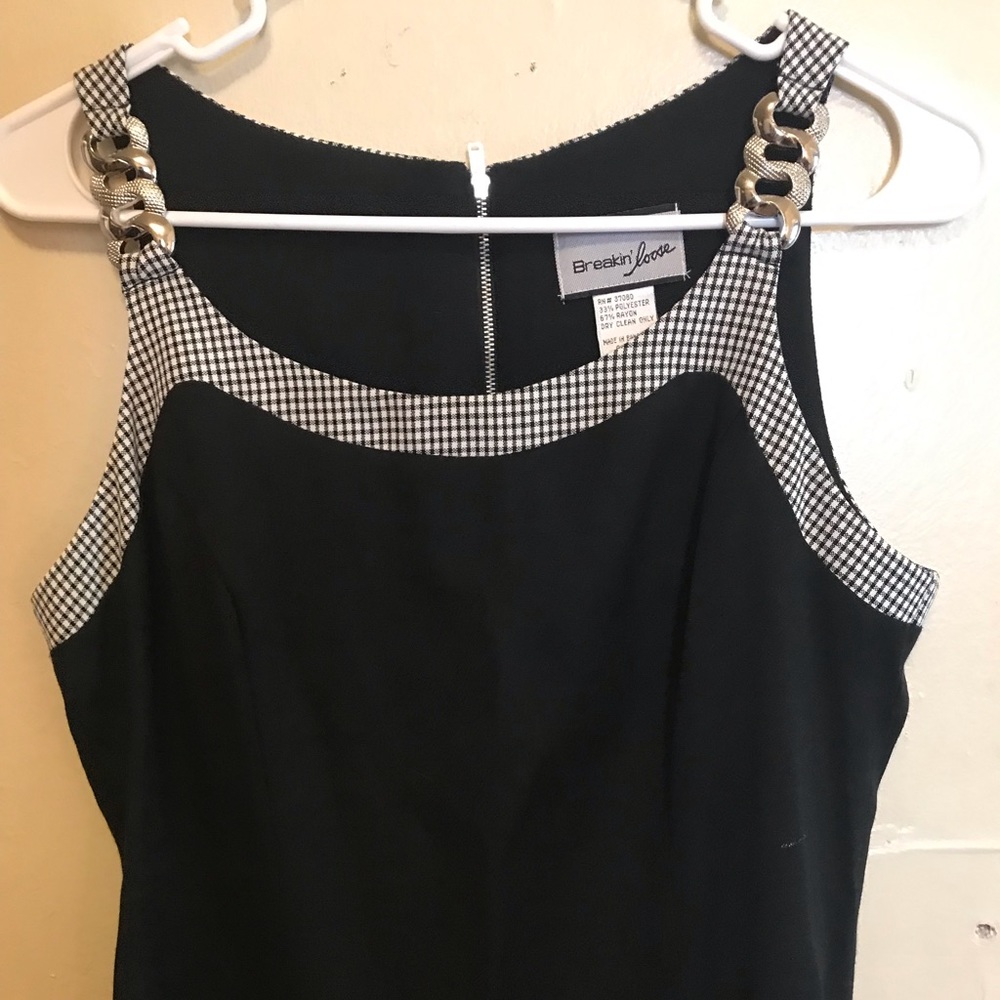 Metal chain crop top
